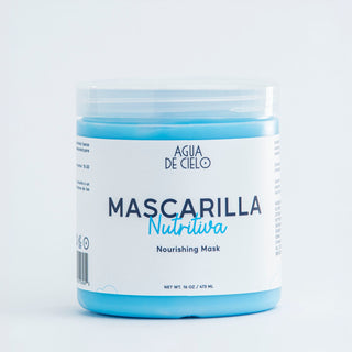 mascarilla nutritiva para el cabello agua de cielo
