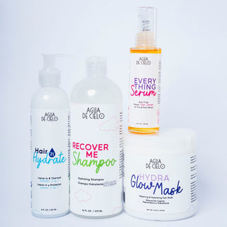 productos para reparar el cabello agua de cielo