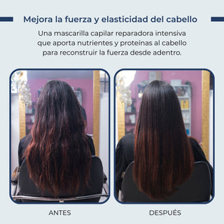 agua de cielo mascarilla proteina antes despues