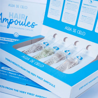 ampollas para la caida cabello de agua de cielo