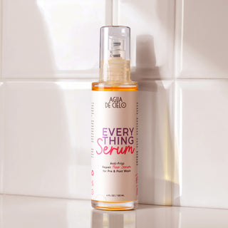 everything serum para el cabello con aceite de ricino agua de cielo