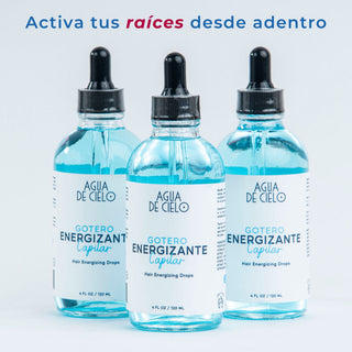 gotero anticaida y crecimiento agua de cielo