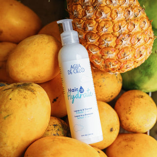 protector de calor para el cabello hair hydrate agua de cielo