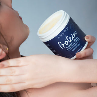 hair therapy mascarilla pelo proteina agua de cielo