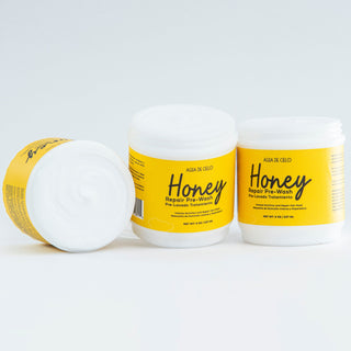 honey prepoo mascarilla reparadora para el cabello agua de cielo