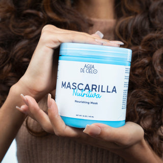 mascarilla nutritiva cabello de agua de cielo