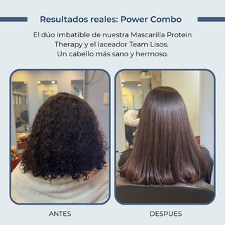 mascarilla para pelo protein therapy antes y despues