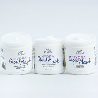 mascarilla para puntas secas y maltratadas agua de cielo hydra glow