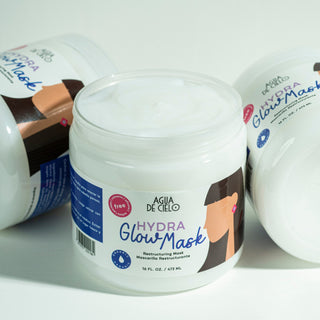mascarilla para puntas secas y maltratadas agua de cielo hydra glow