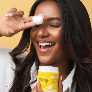 mascarilla reparadora para el cabello con miel agua de cielo
